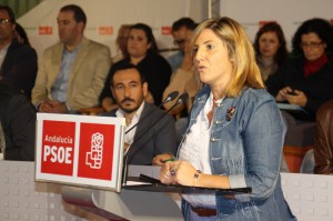 Irene García en el Comité Provincial 