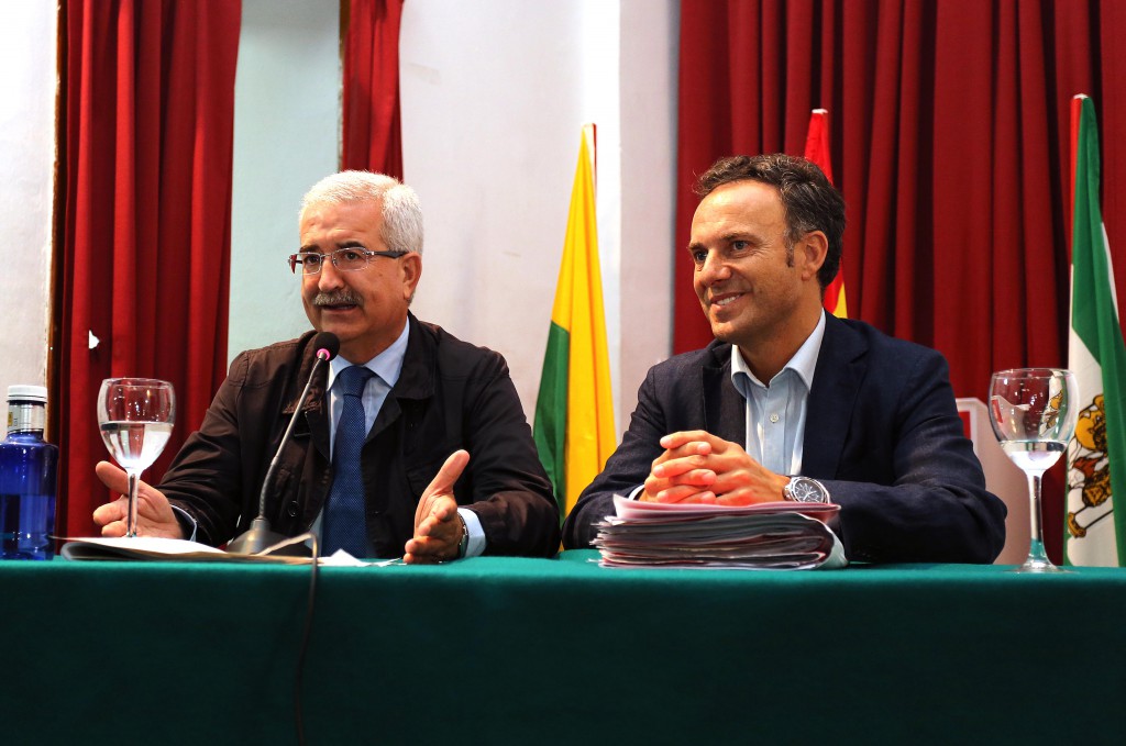 Jiménez Barrios junto a David de la Encina