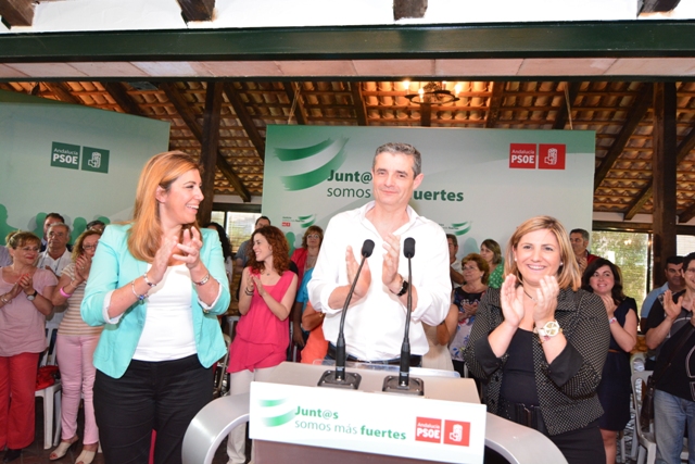 Susana Díaz, Isidoro Gambín e Irene García