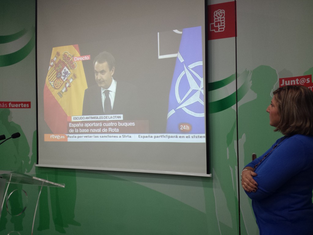 20130930 Irene García con video Zapatero