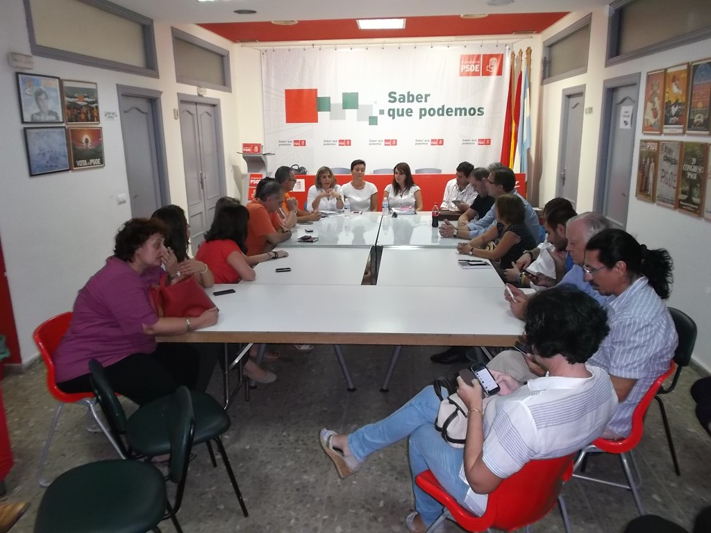 La Ejecutiva Provincial, reunida en sede del PSOE de La Línea