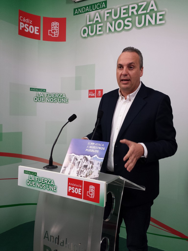 El vicesecretario general del PSOE de Cádiz, Juan Carlos Ruiz Boix, en rueda sobre la PAC