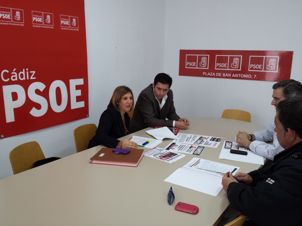20140325 Reunión Irene García sindicatos
