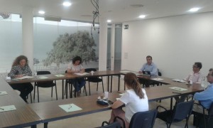 Un momento de la reunión del PSOE de Cádiz con ASAJA