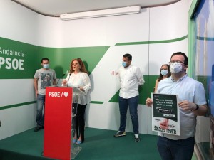 Rueda de prensa de Aracelli Maese, Ángel González y Álvaro Espina
