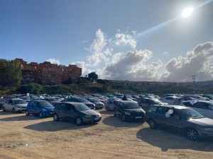 Caravana organizada en Algeciras